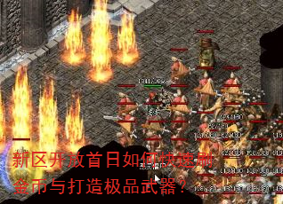 新区开放首日如何快速刷金币与打造极品武器? 新区开放首日如何快速刷金币与打造极品武器?