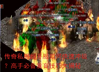 传奇私服新开服如何快速冲级?高手必备发育技巧大揭秘 传奇私服新开服如何快速冲级?高手必备发育技巧大揭秘