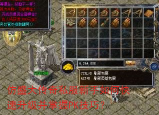 仿盛大传奇私服新手如何快速升级并掌握PK技巧? 仿盛大传奇私服新手如何快速升级并掌握PK技巧?