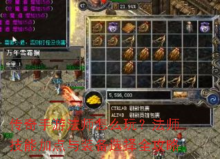 传奇手游法师怎么玩?法师技能加点与装备选择全攻略 传奇手游法师怎么玩?法师技能加点与装备选择全攻略