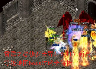 雷霆之怒修罗天界怎么打?新高等级地图boss攻略全解析 雷霆之怒修罗天界怎么打?新高等级地图boss攻略全解析
