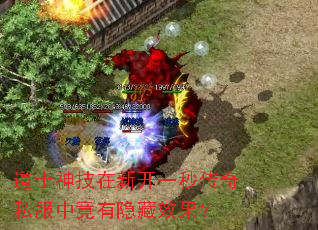 道士神技在新开一秒传奇私服中竟有隐藏效果? 道士神技在新开一秒传奇私服中竟有隐藏效果?