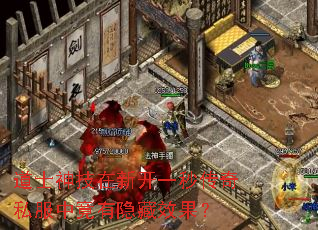 道士神技在新开一秒传奇私服中竟有隐藏效果? 道士神技在新开一秒传奇私服中竟有隐藏效果?