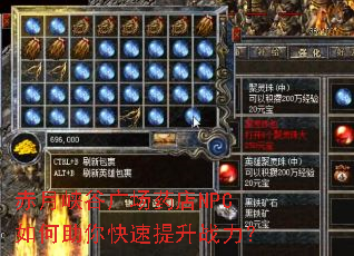赤月峡谷广场药店NPC如何助你快速提升战力? 赤月峡谷广场药店NPC如何助你快速提升战力?