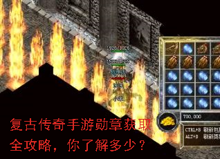复古传奇手游勋章获取全攻略,你了解多少? 复古传奇手游勋章获取全攻略,你了解多少?