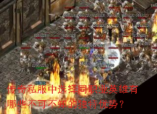 传奇私服中选择同职业英雄有哪些不可不知的独特优势? 传奇私服中选择同职业英雄有哪些不可不知的独特优势?