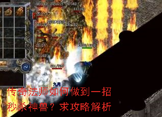 传奇法师如何做到一招秒杀神兽?求攻略解析 传奇法师如何做到一招秒杀神兽?求攻略解析