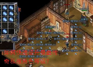 如何快速提升兽血传奇私服角色等级? 如何快速提升兽血传奇私服角色等级?