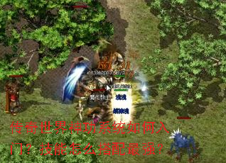 传奇世界神功系统如何入门?技能怎么搭配最强? 传奇世界神功系统如何入门?技能怎么搭配最强?